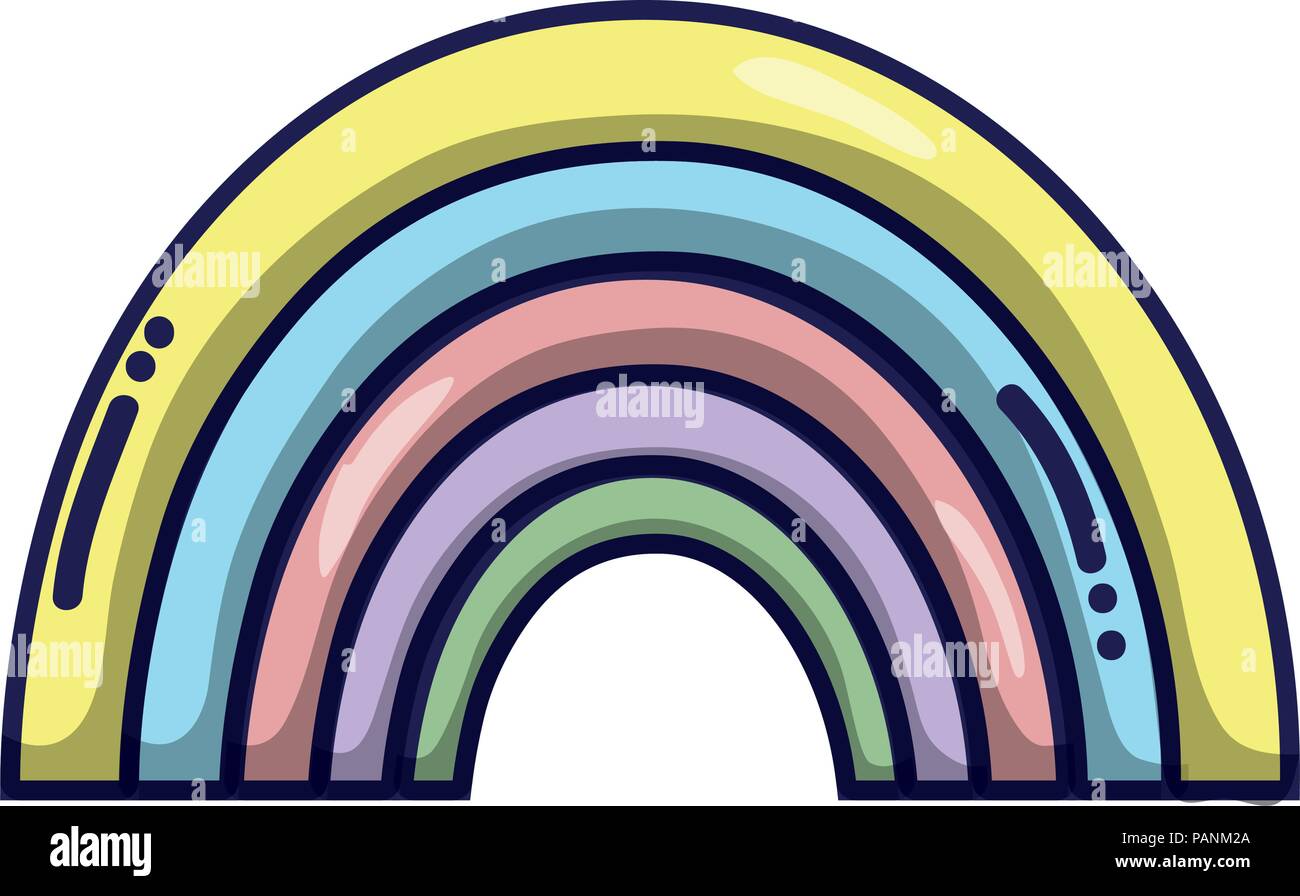 nature beauty rainbow design in the sky Stock Vector Image & Art - Alamy