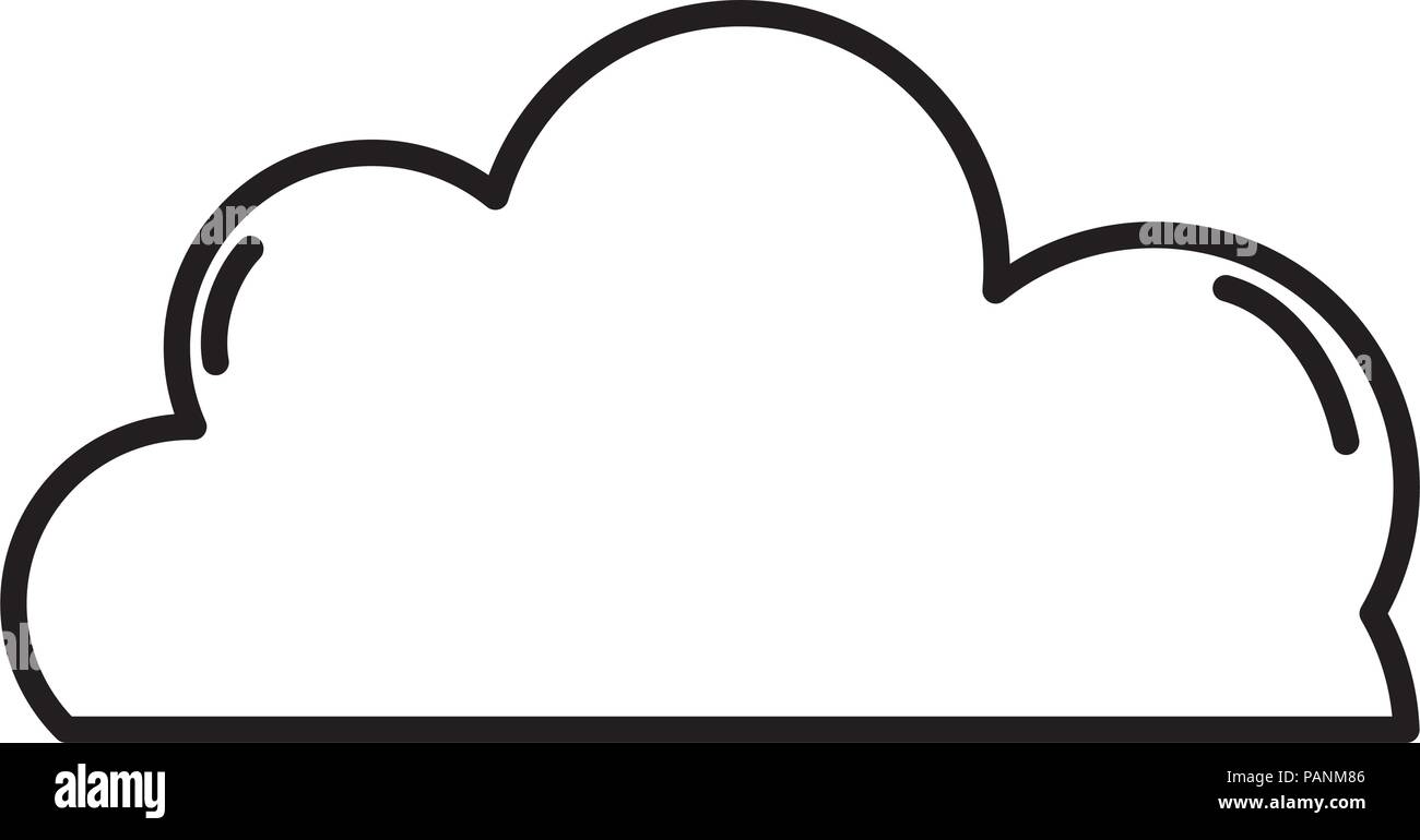line nature fluffy cloud weather in the sky Stock Vector Image & Art ...
