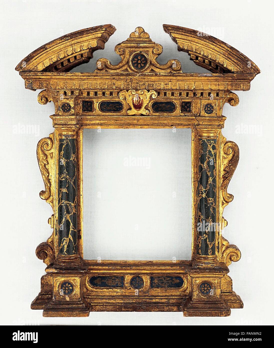 Tabernacle frame. Culture: Italian, Marches. Dimensions: Overall: 17 x 14 in. Date: early 17th century. Museum: Metropolitan Museum of Art, New York, USA. Stock Photo