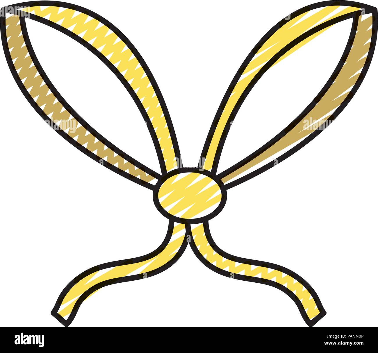 doodle nice ribbon bow decoration event Stock Vector Image & Art - Alamy