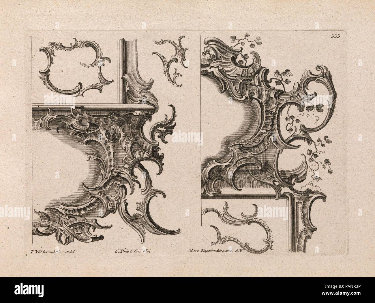 Suggestion For The Decoration Of Lower Right And Top Right Of A