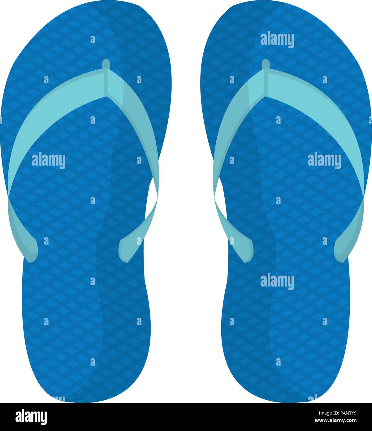beach flip flop footwear style Stock Vector Image & Art - Alamy