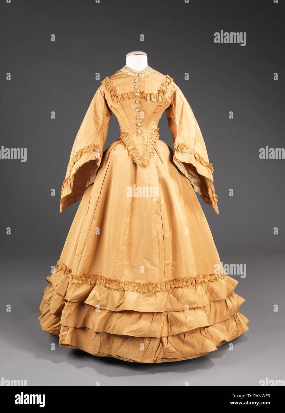 Wedding Dress Culture American Date 1851 This Wedding Dress