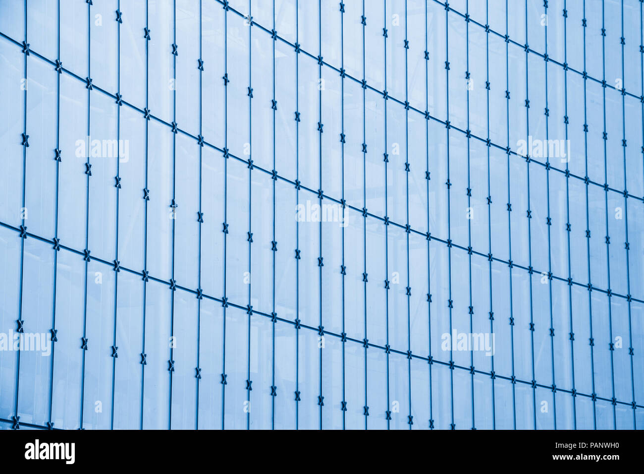 Glass building close-up Stock Photo
