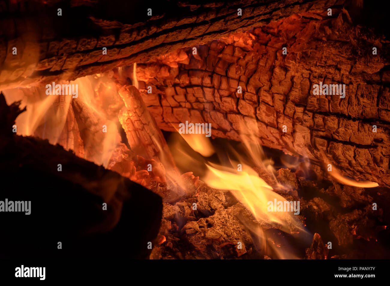 Folk festival bonfire of Saint John typical of folklore and Brazilian