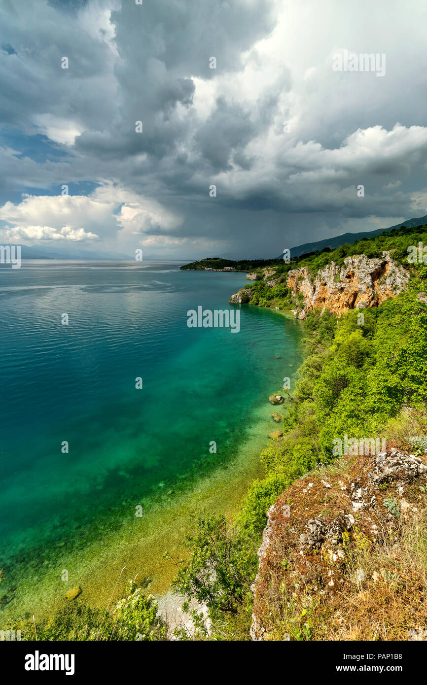 Macedonia, Ohrid Municipality, Ohrid, Bay of Bones Stock Photo