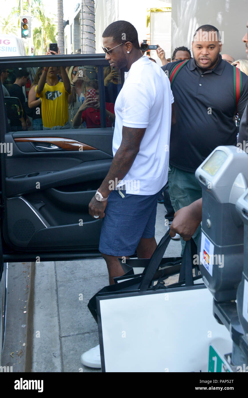 World Famous Rapper Gucci Mane Shopping At The Gucci Store on Rodeo Drive.  Featuring: Gucci Mane Where: Beverly Hills, California, United States When:  23 Jun 2018 Credit: WENN.com Stock Photo - Alamy