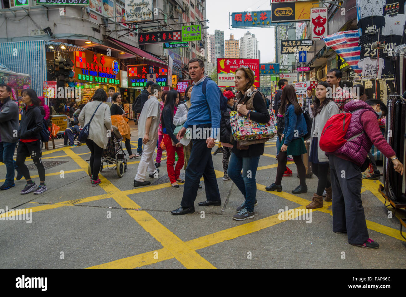 Ladies market, a marketplace with many vendors selling clothing