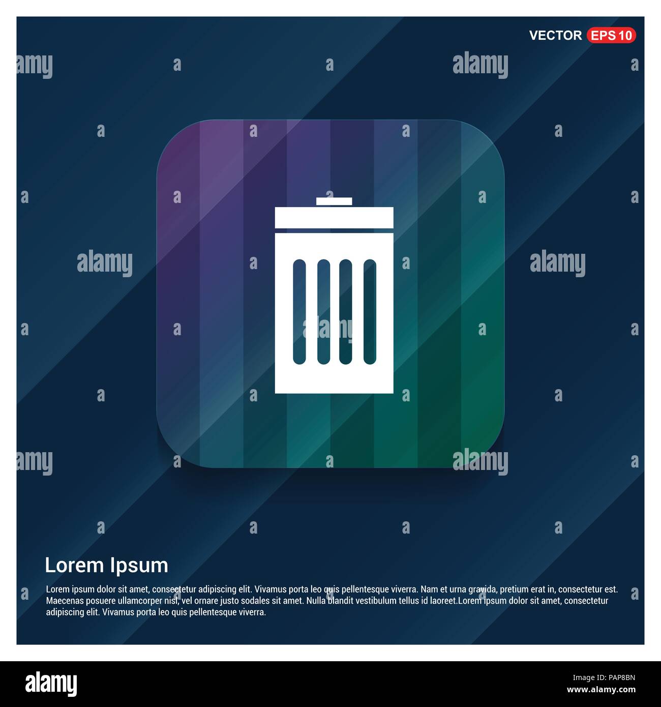 Trash icon Free vector icon Stock Vector Image & Art Alamy