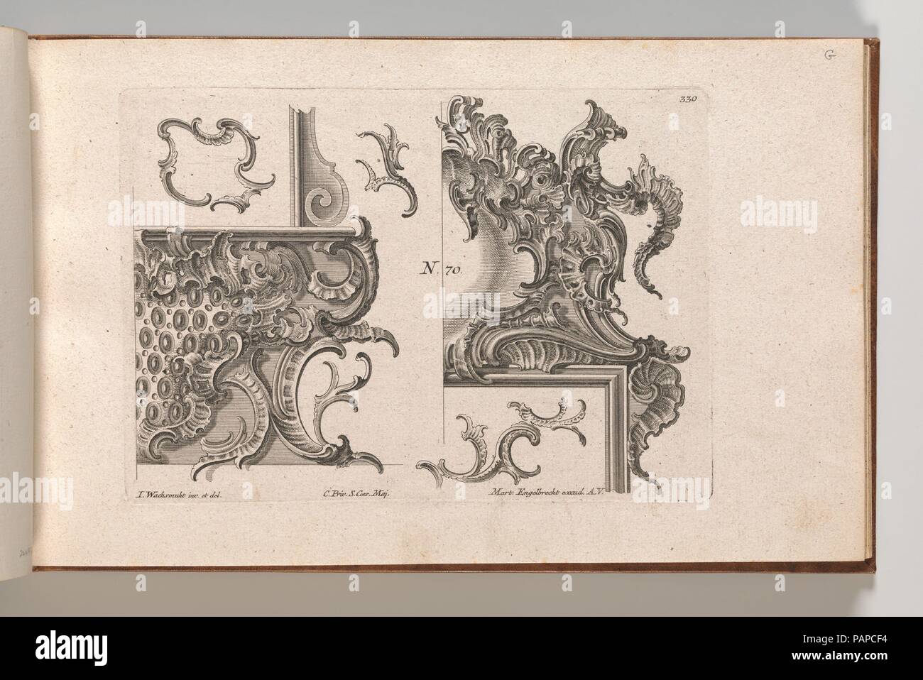Suggestion For The Decoration Of Lower Right And Top Right Of A