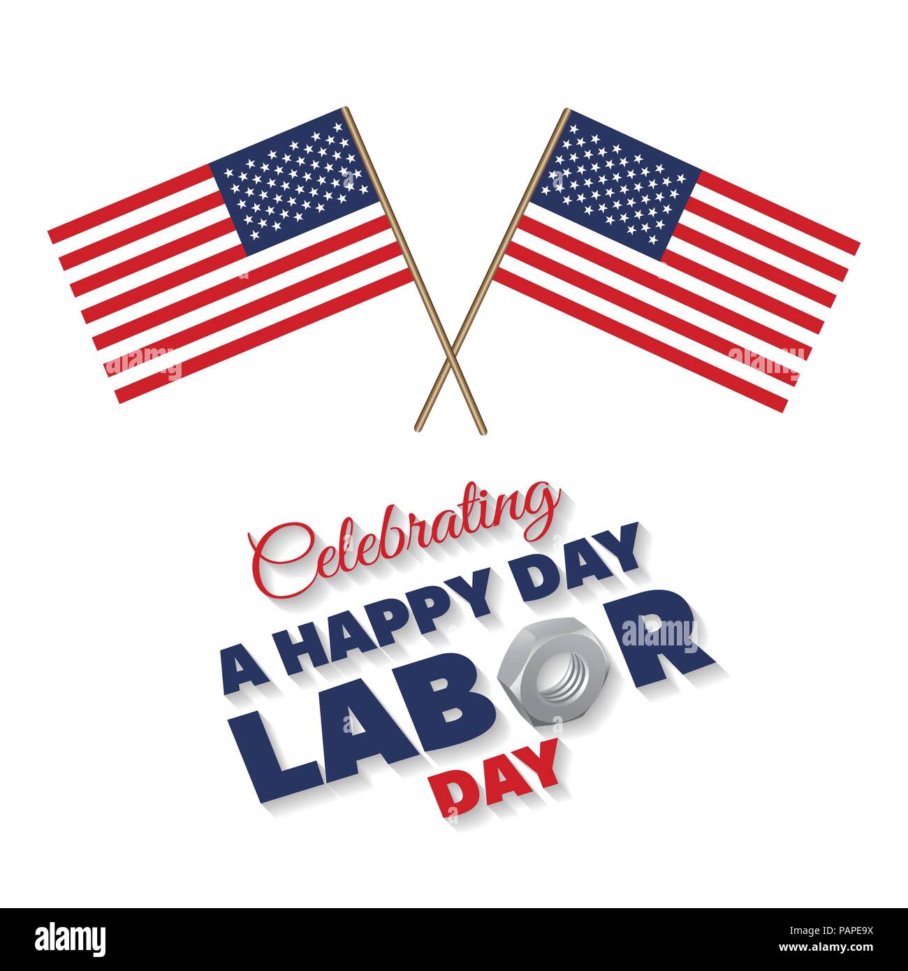Labor flags Cut Out Stock Images & Pictures Alamy