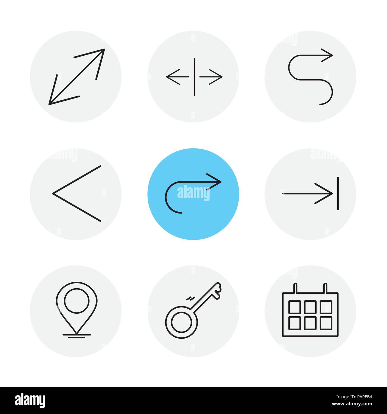 navigation , calender , arrows , directions , avatar , download ...