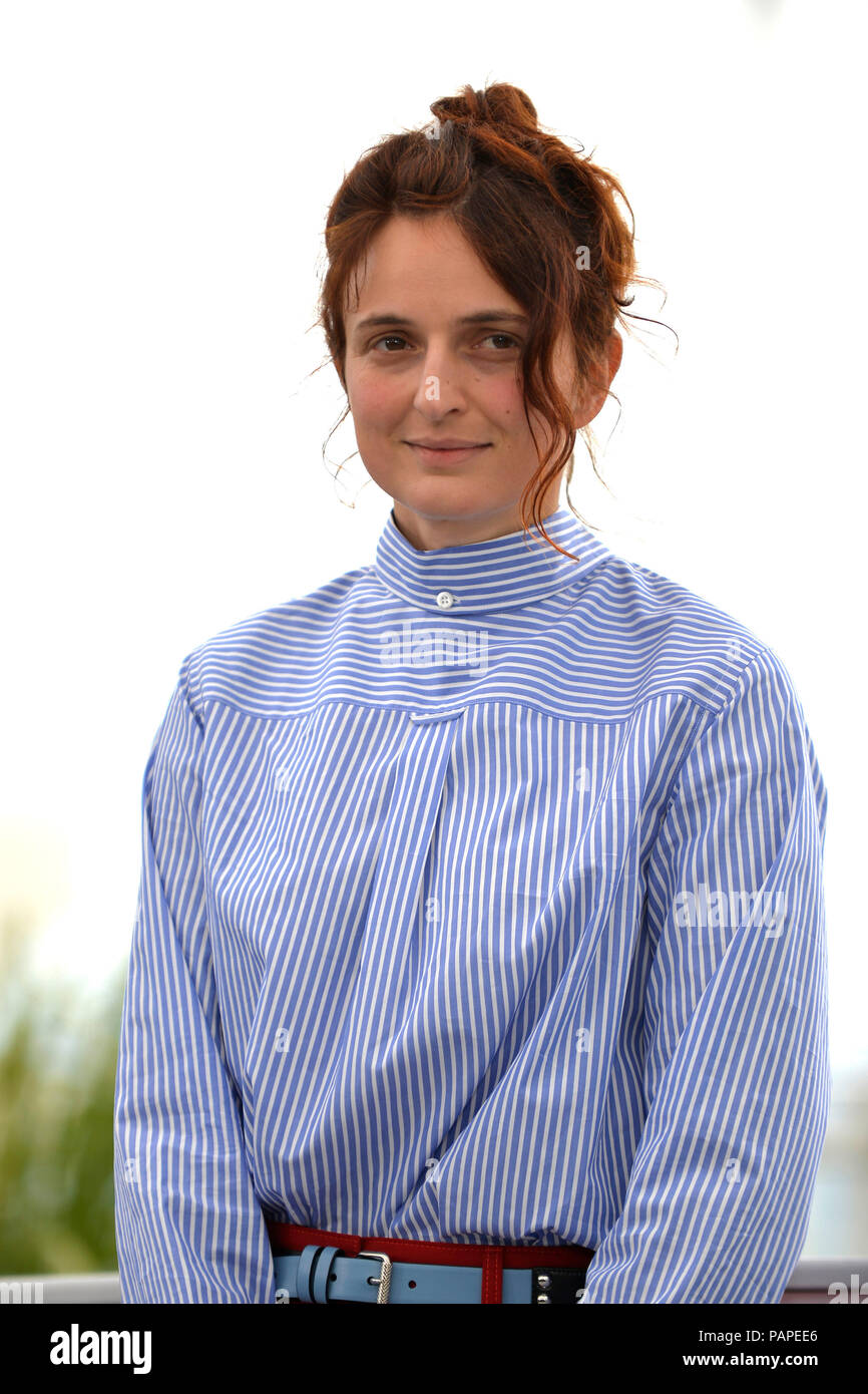71st Cannes Film Festival: director Alice Rohrwacher here for the promotion of the film ÒHappy as LazzaroÓ (Italian: ÒLazzaro FeliceÓ), on 2018/05/14 Stock Photo