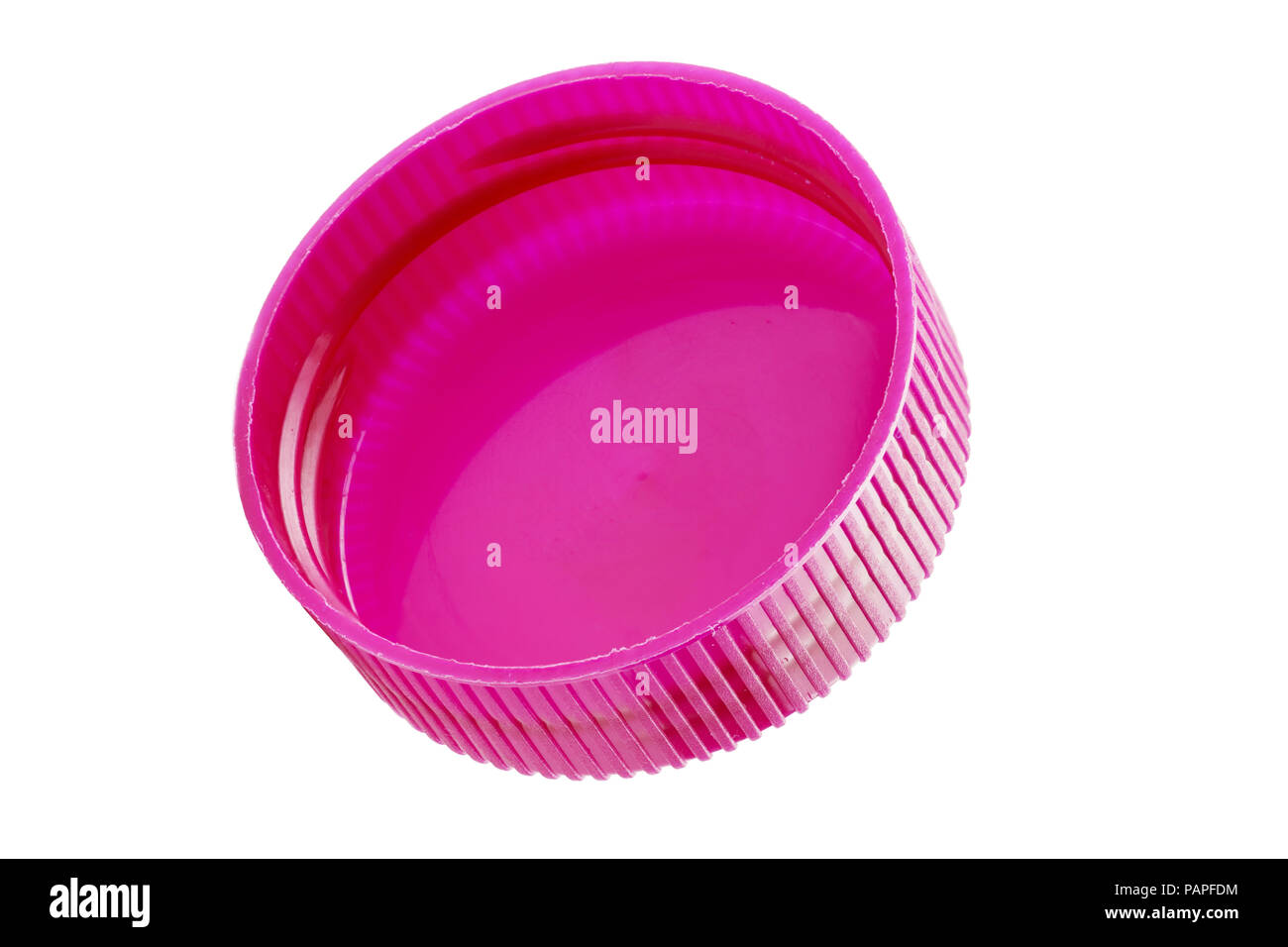 red plastic bottle cap on white background, isolated Stock Photo - Alamy