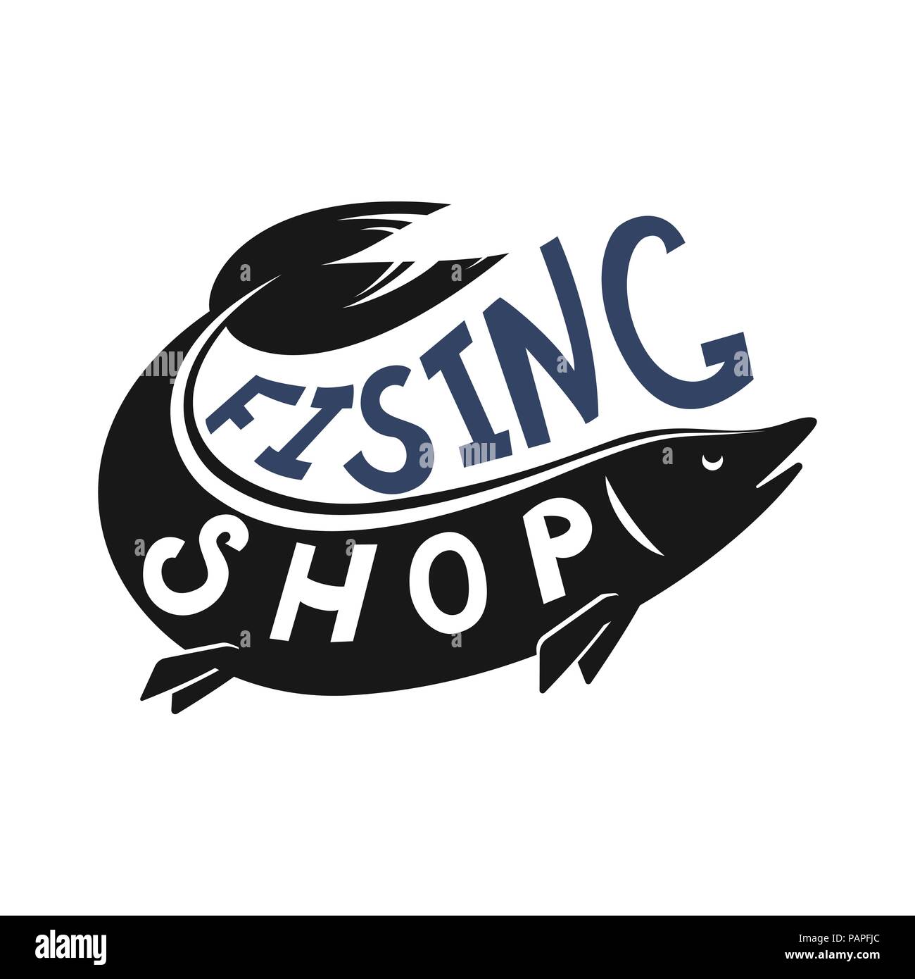 Fish word Stock Vector Images - Alamy