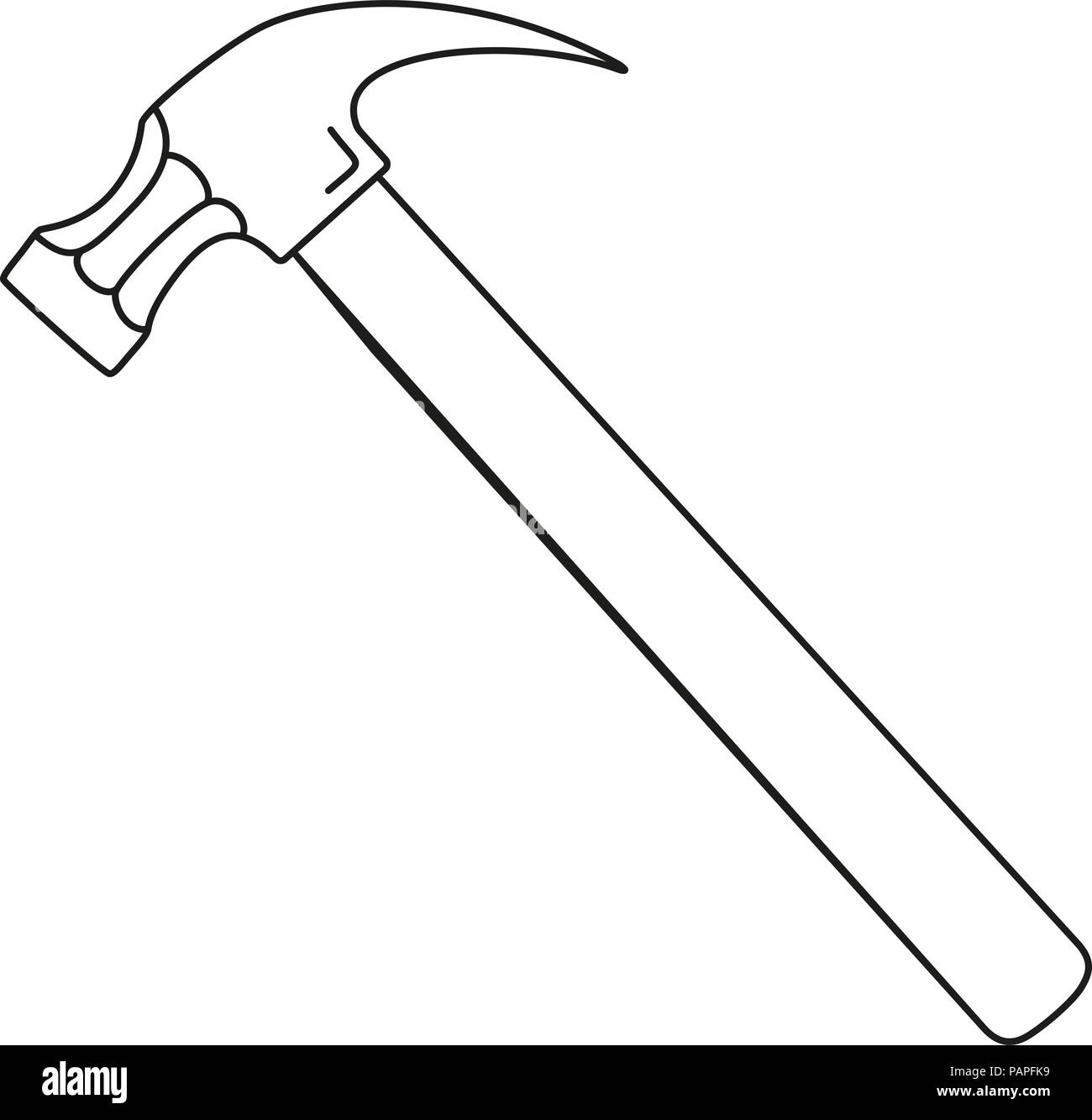 Hammer Drawing Illustration Stock Illustration  Download Image Now  Art  Art And Craft Black And White  iStock