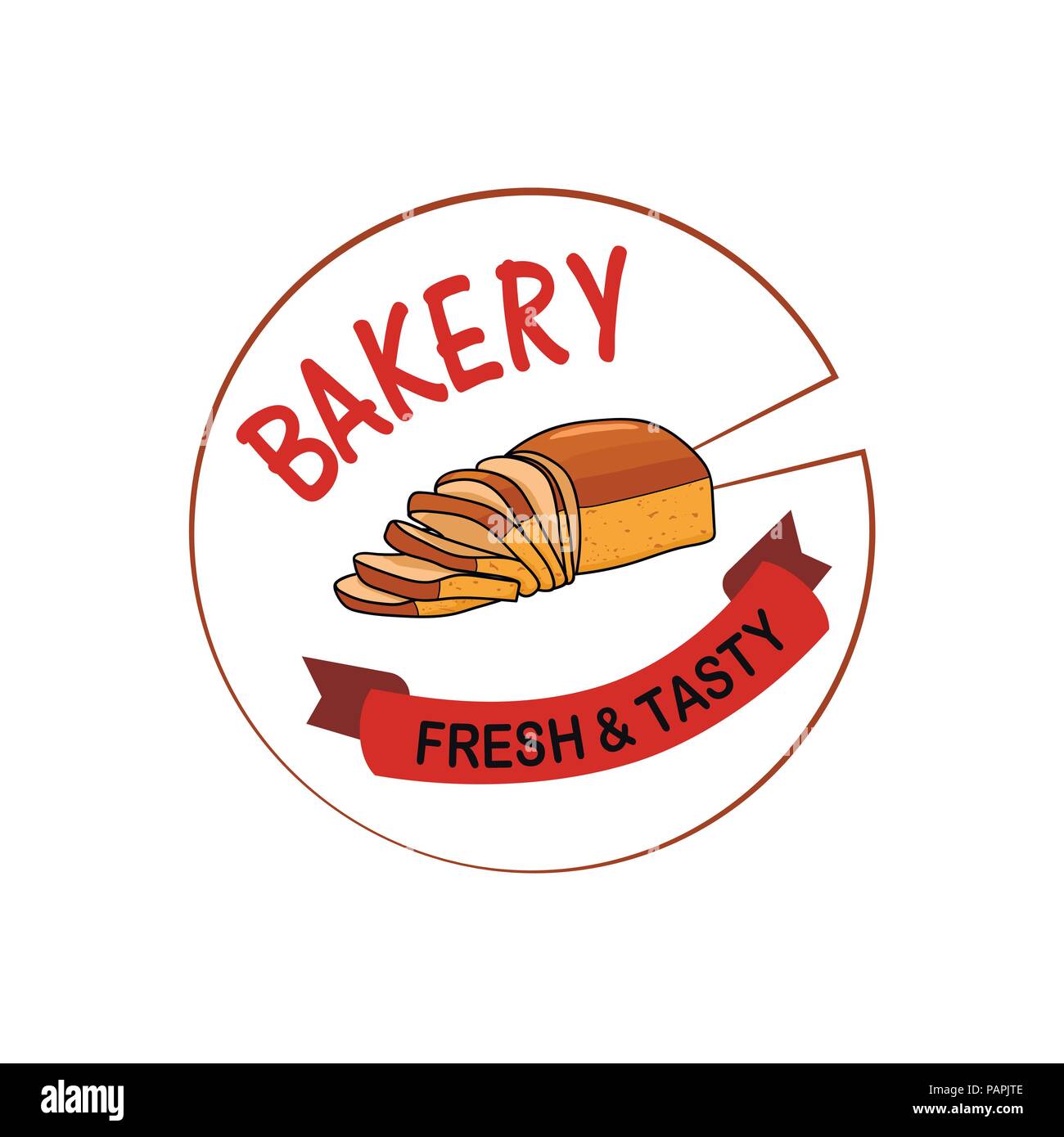 Decor for a shop or cafe with pastries, bread, baking. Bakery store, bread house, handwritten