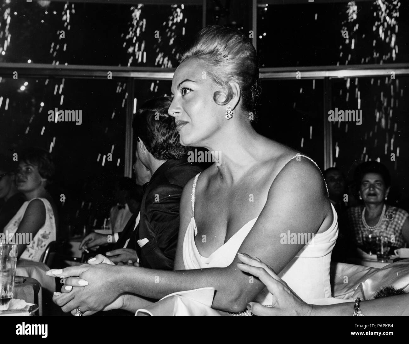 yvonne sanson, premiere movie il re di poggioreale, chianciano 1961