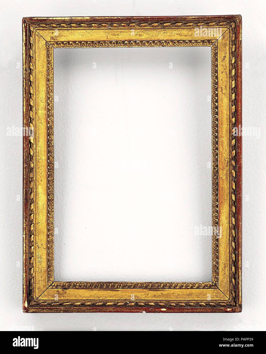 Cassetta frame. Culture: French. Dimensions: 23.4 x 31.4, 16.8 x 25.2, 18.5 x 26.2 cm.. Date: ca. 1790. Museum: Metropolitan Museum of Art, New York, USA. Stock Photo