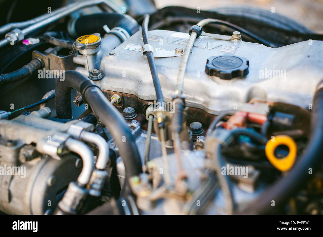Truck Cab Engine Mechanic High Resolution Stock Photography and Images ...