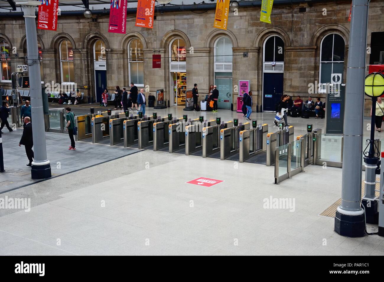 row-of-ticket-barriers-inside-newcastle-central-railway-station-with