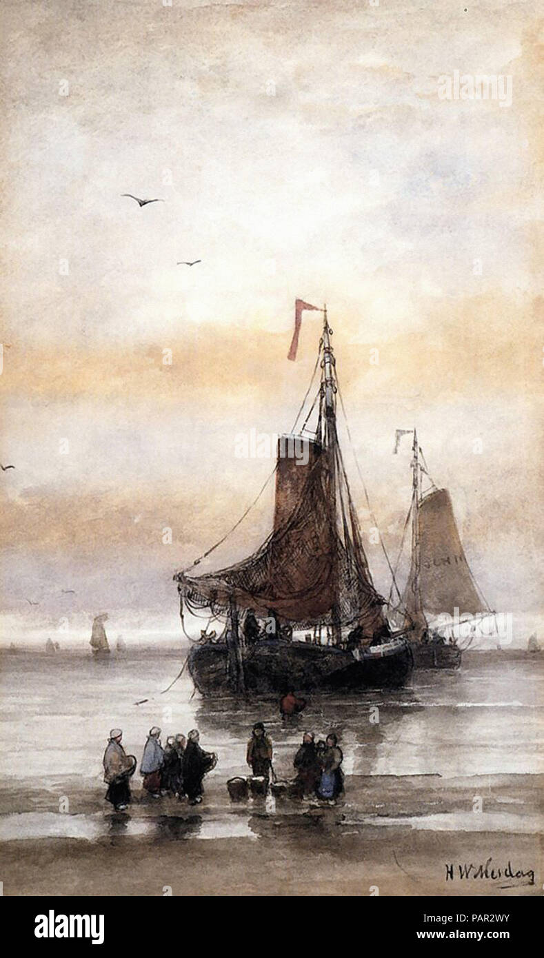 The Arrival Of The Fleet Hendrik Willem Mesdag