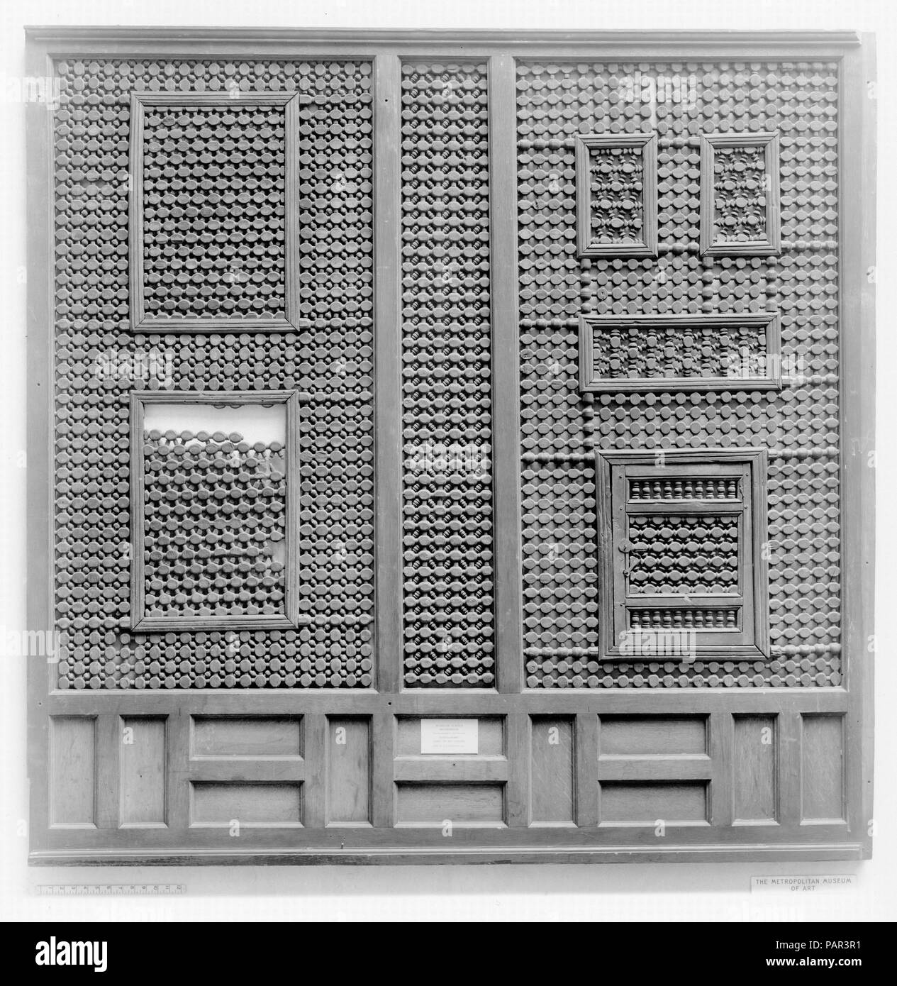 Mashrabiyya Screen Dimensions H 72 In 1 9 Cm W 72 In 1 9 Cm D 2 In 5 1 Cm Date 15th 16th Century This Turned Lattice Work Screen Reveals A Mashrabiyya Making Technique The Maymoun Meaning