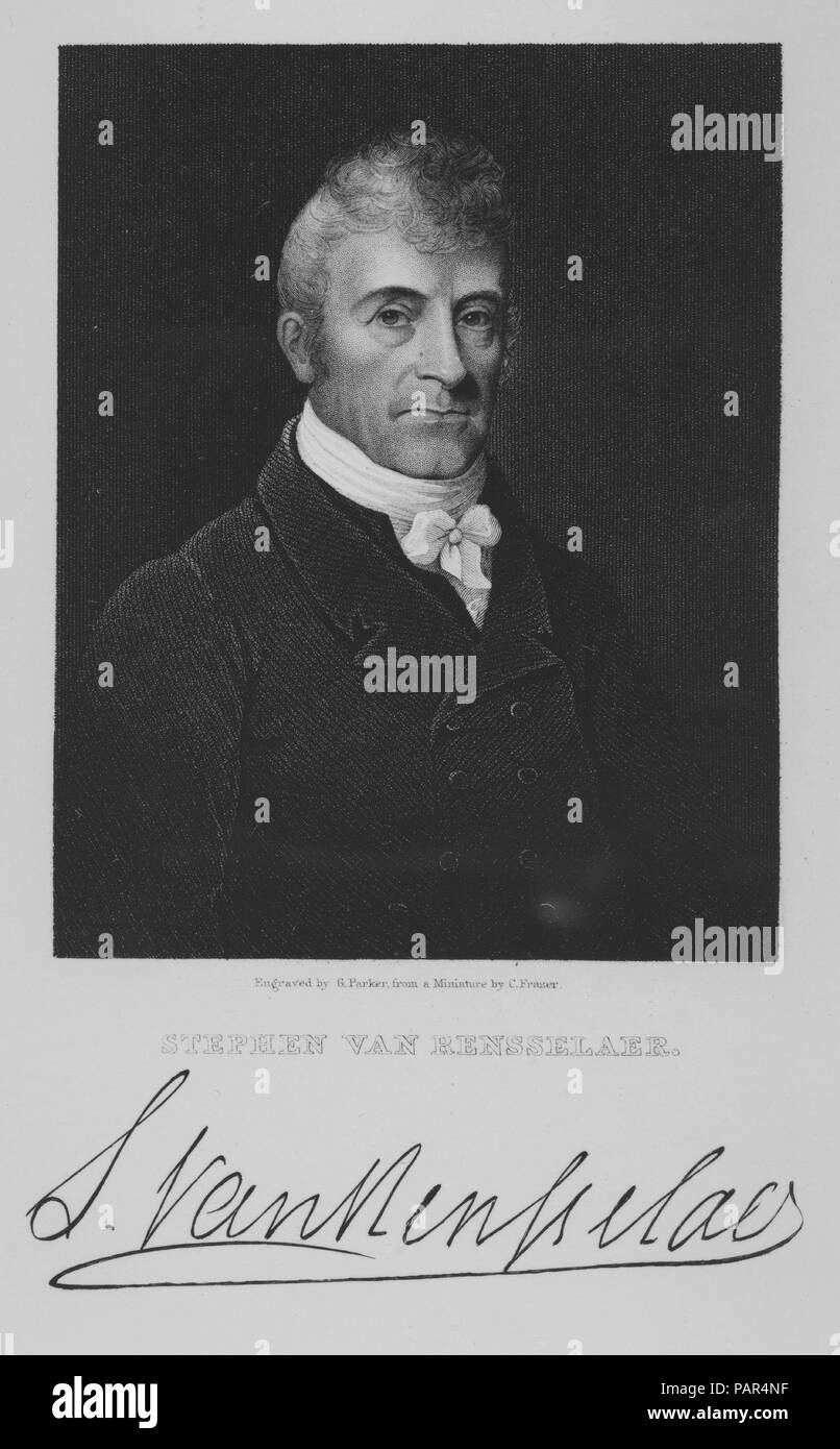 The National Portrait Gallery of Distinguished Americans, Vol. III. Artist: Edited and etched by James Barton Longacre (American, Delaware County, Pennsylvania 1794-1869 Philadelphia, Pennsylvania). Dimensions: 10 13/16 x 7 1/2 in. (27.5 x 19 cm). Editor: James Herring (American, 1794-1867). Etcher: John Francis Eugene Prud'Homme (American, 1800-1892). Printer: James Kay, Junior & Brother (Philadelphia, Pennsylvania). Publisher: Henry Perkins (Philadelphia, Pennsylvania). Date: 1836. Museum: Metropolitan Museum of Art, New York, USA. Stock Photo