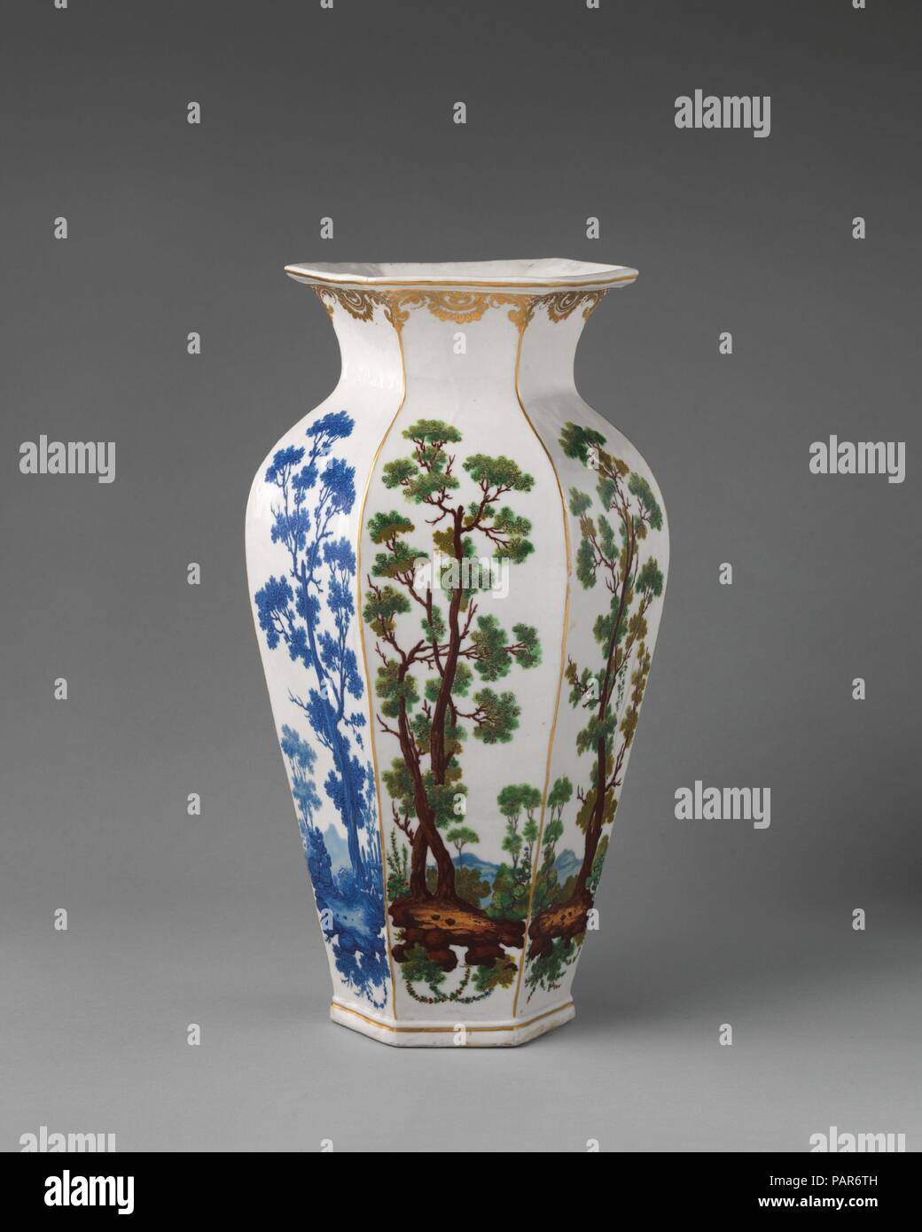 Beaker Part Of A Garniture Culture British Bristol Decorator