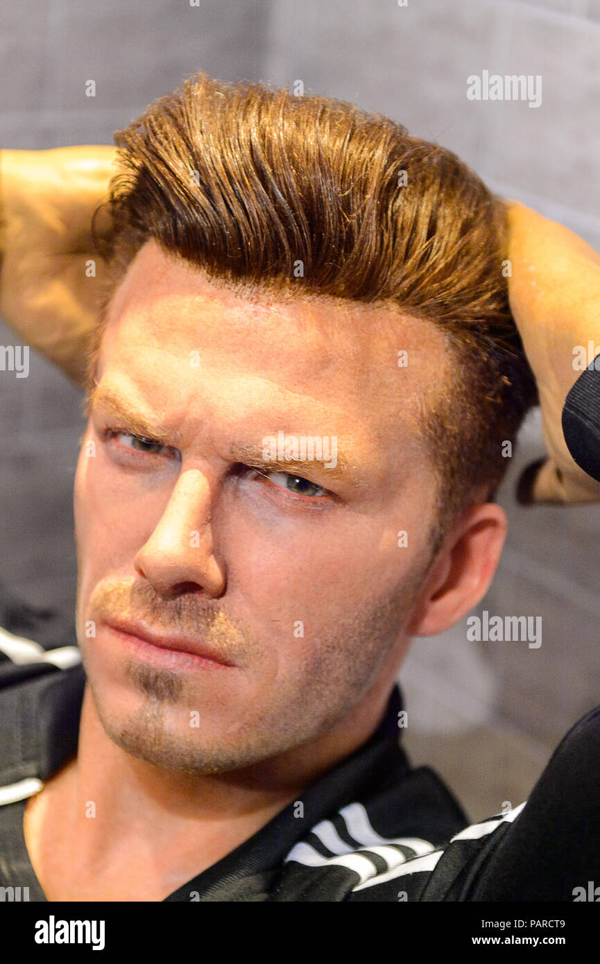 David Beckham Haircut Stock Photos David Beckham Haircut