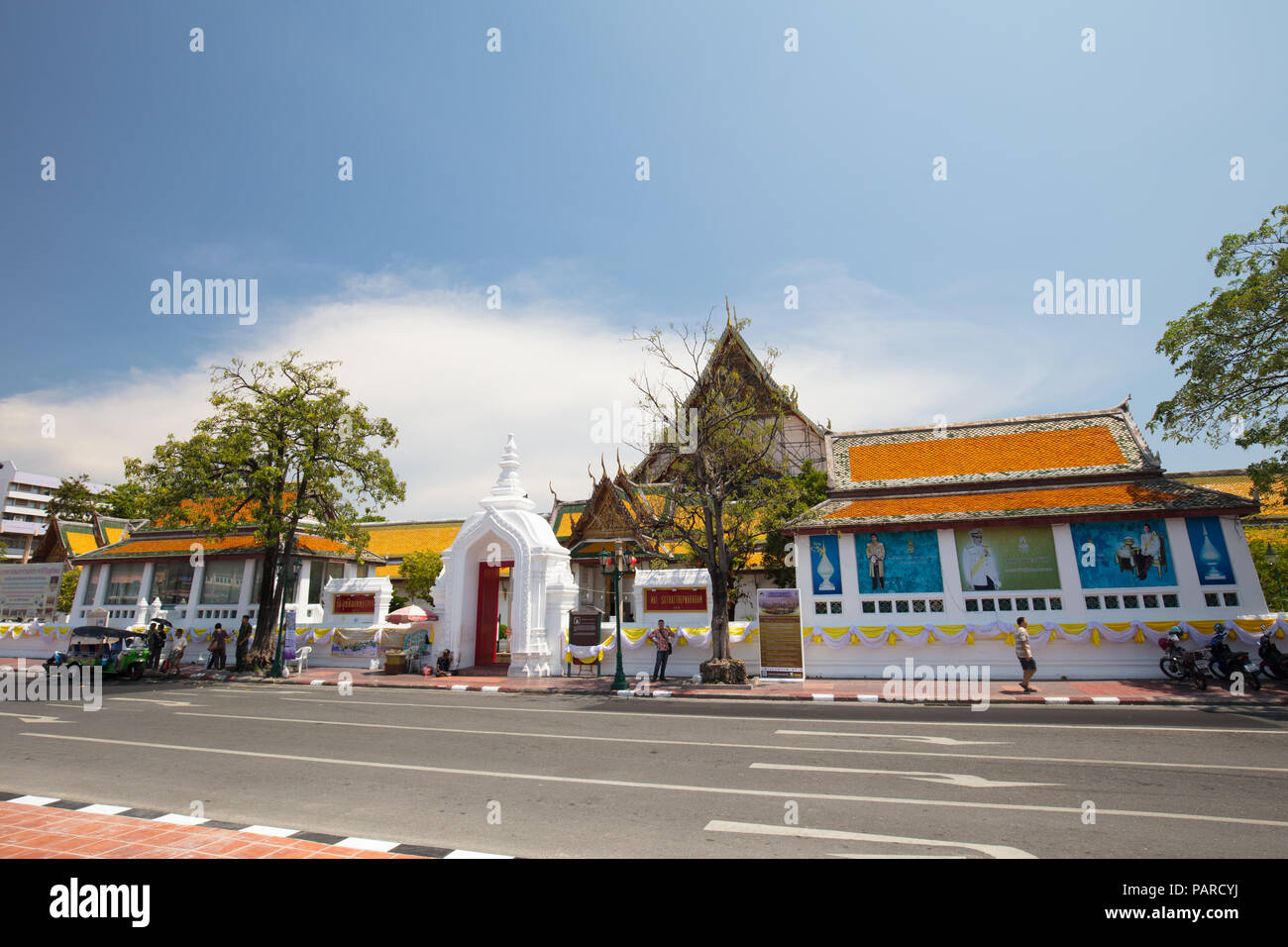 Wat Suthat Thepphawararam Temple Stock Photo