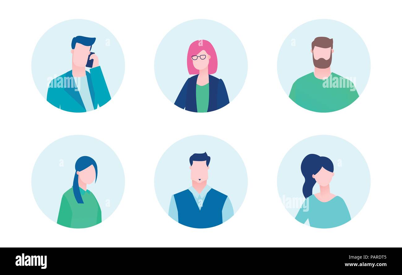 Business team - flat design style illustration Stock Vector Image & Art ...