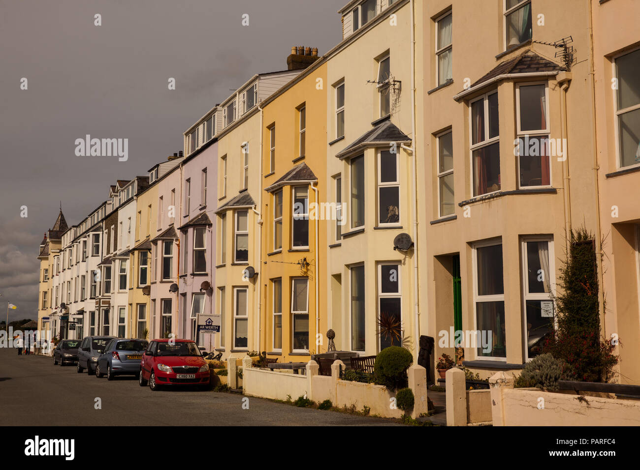 Rundgang durch Criccieth Stock Photo Alamy
