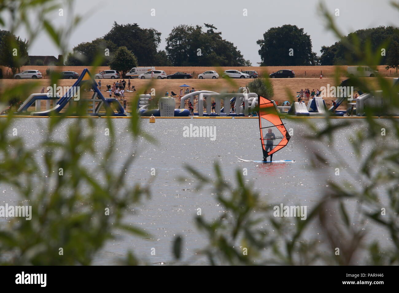 Alton Water Suffolk Stock Photo Alamy