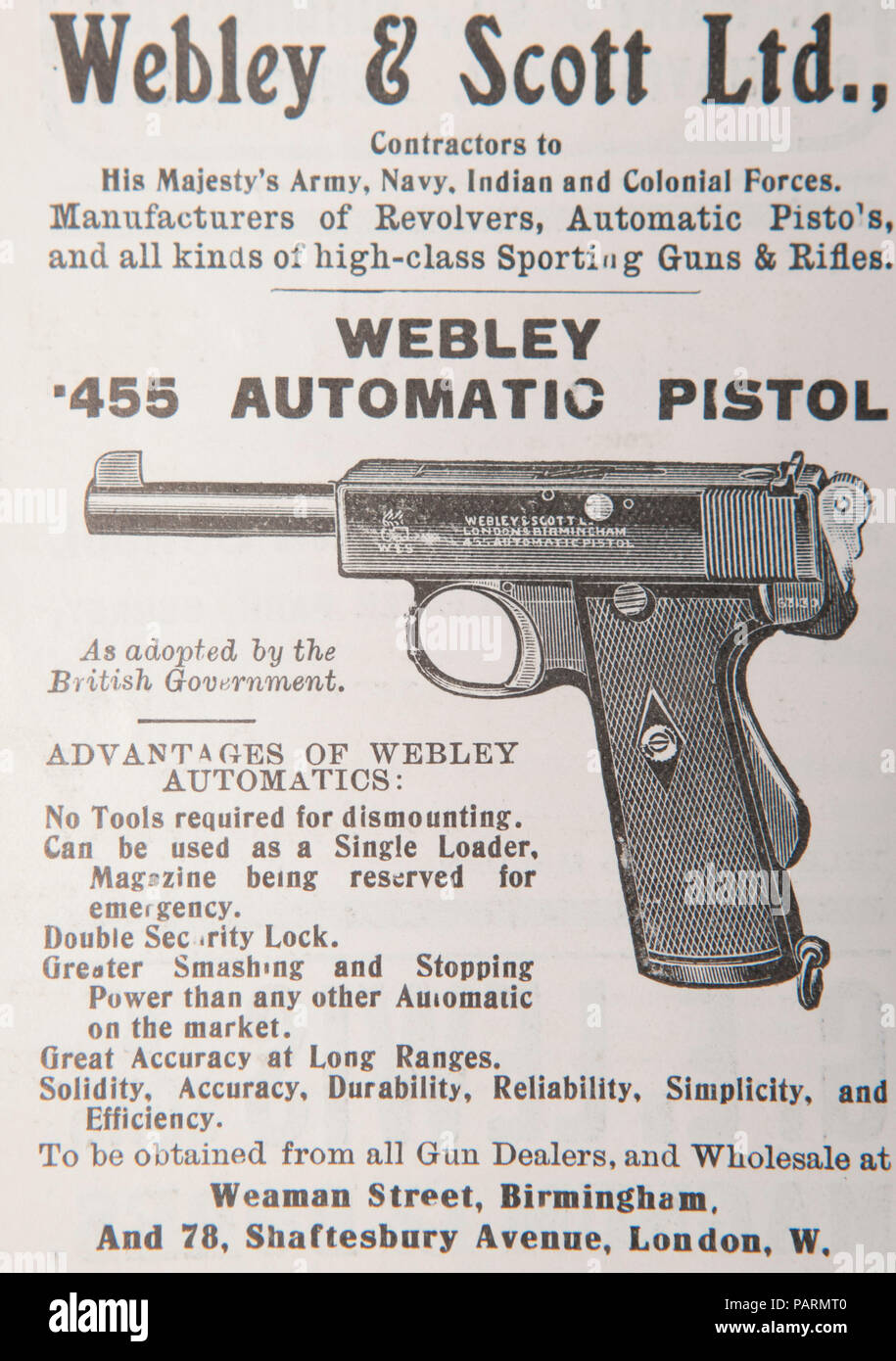 Webley scott pistol drawing kits