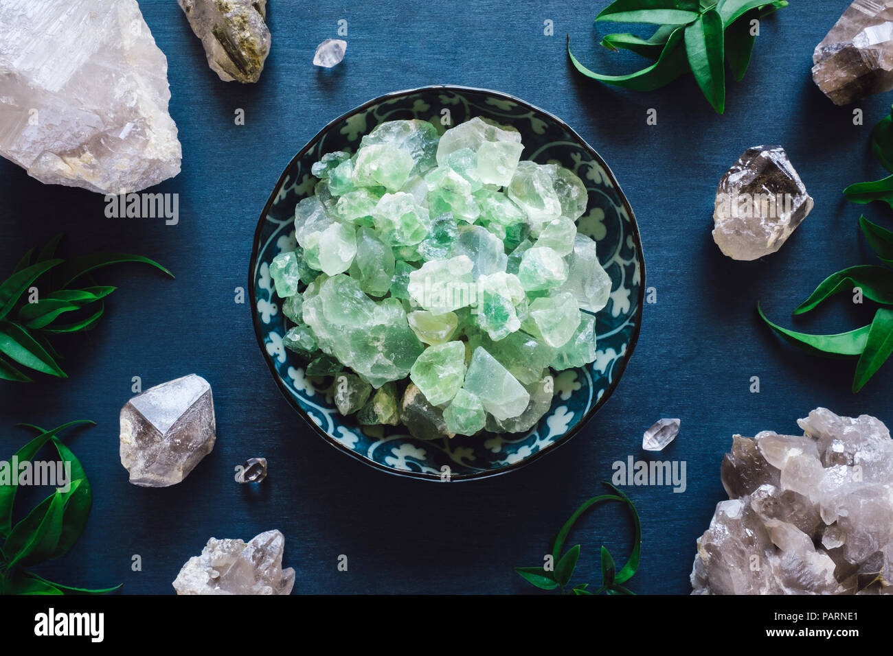 Aqua Blue and Green Fluorite Crystal Cluster BF1