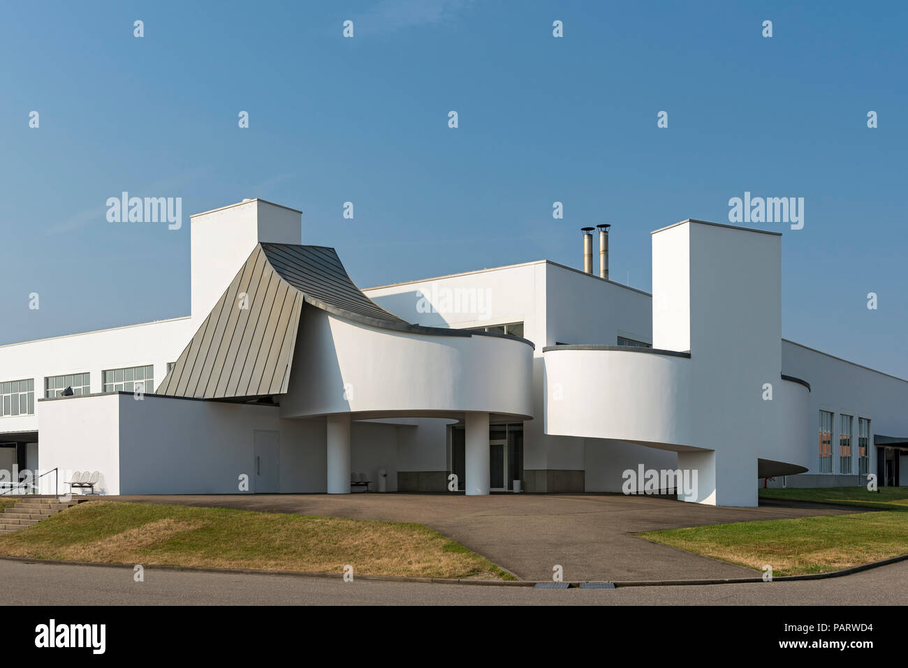 Vitra Factory building by Frank Gehry in Weil am Rhein, Germany Stock Photo