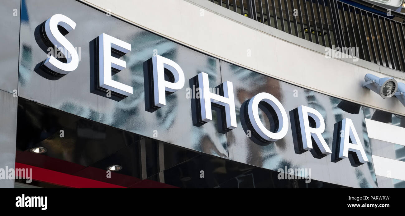 Sephora Logo on Their Main Store for Serbia. Sephora is a French Brand of  Cosmetics and Beauty Products, Part of LVMH Group Editorial Stock Image -  Image of multinational, french: 128021899