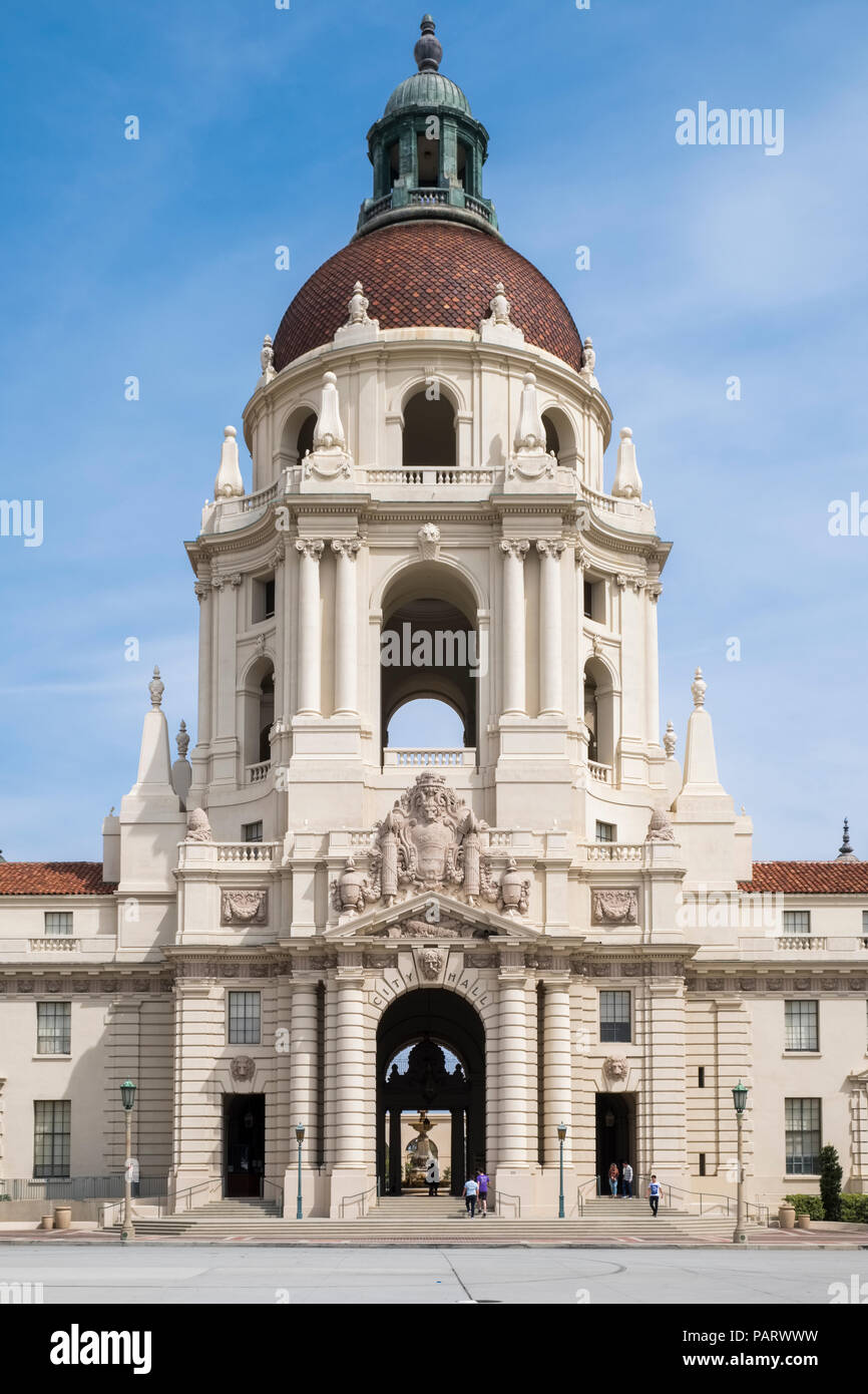 Pasadena City Hall, Pasadena, California, USA Stock Photo