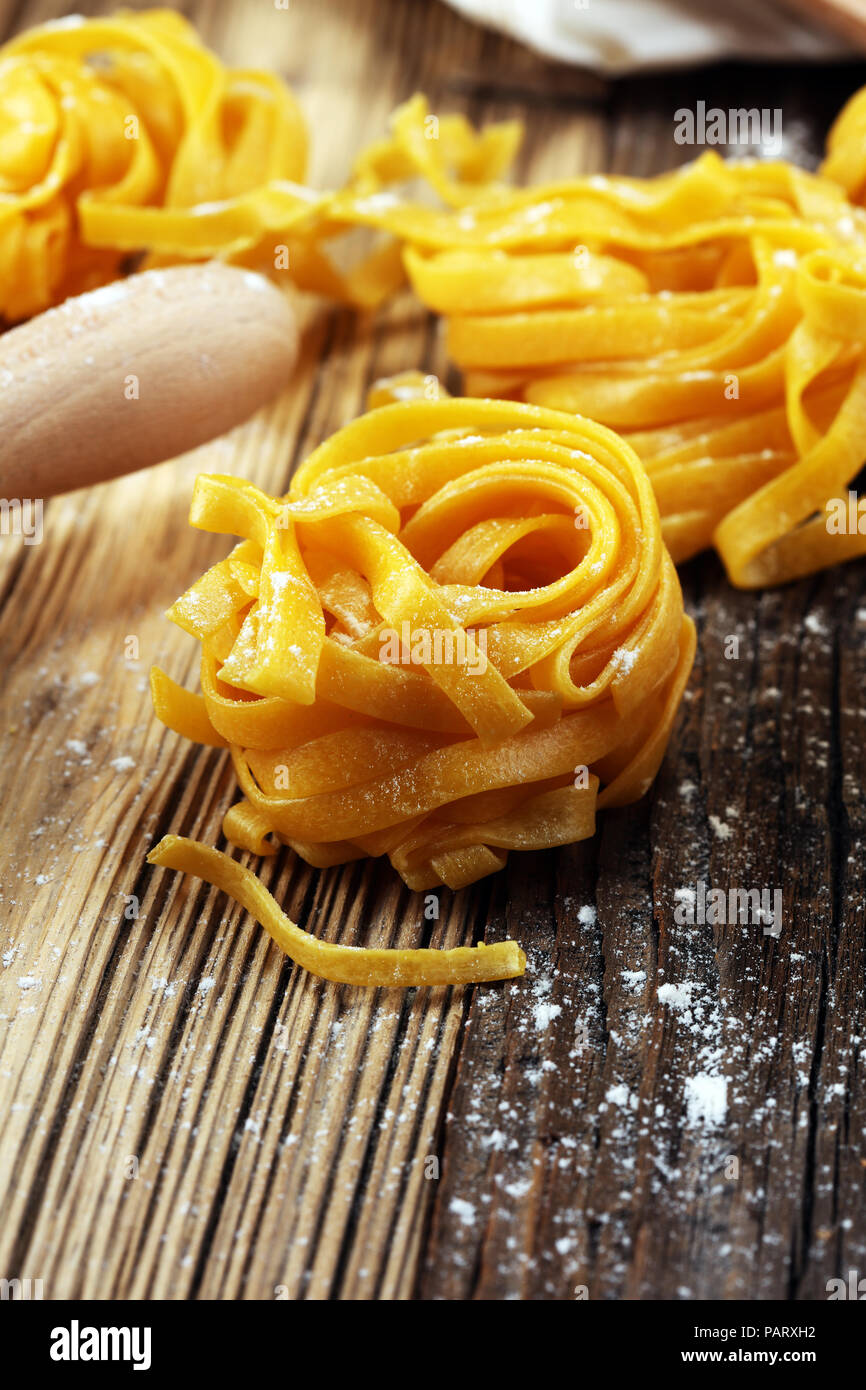 pasta on rustic background. Diet and food concept Stock Photo - Alamy