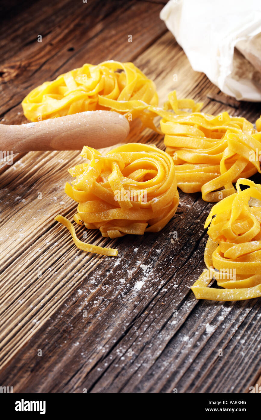 pasta on rustic background. Diet and food concept Stock Photo - Alamy