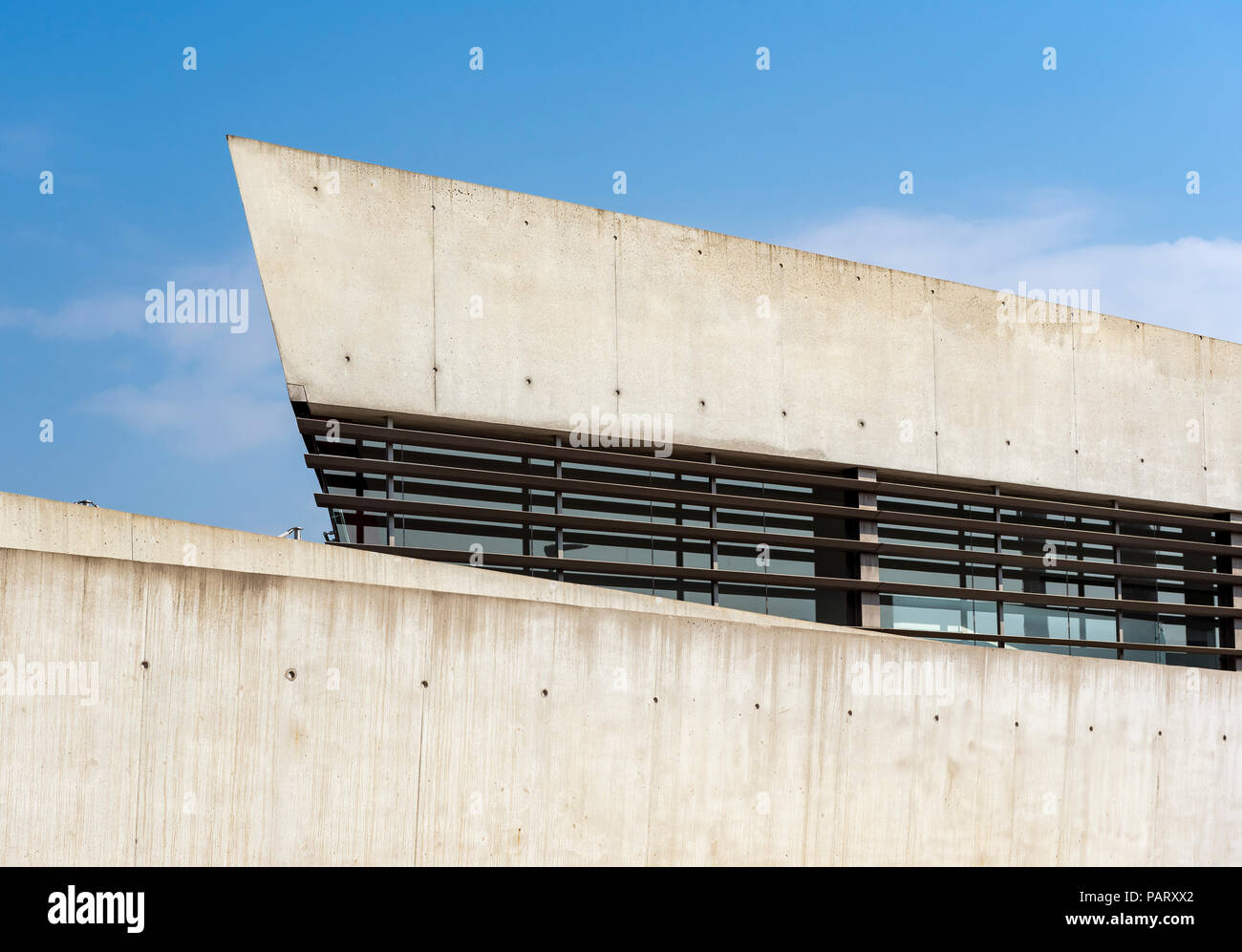Vitra Fire Station building by Zaha Hadid in Weil am Rhein, Germany ...