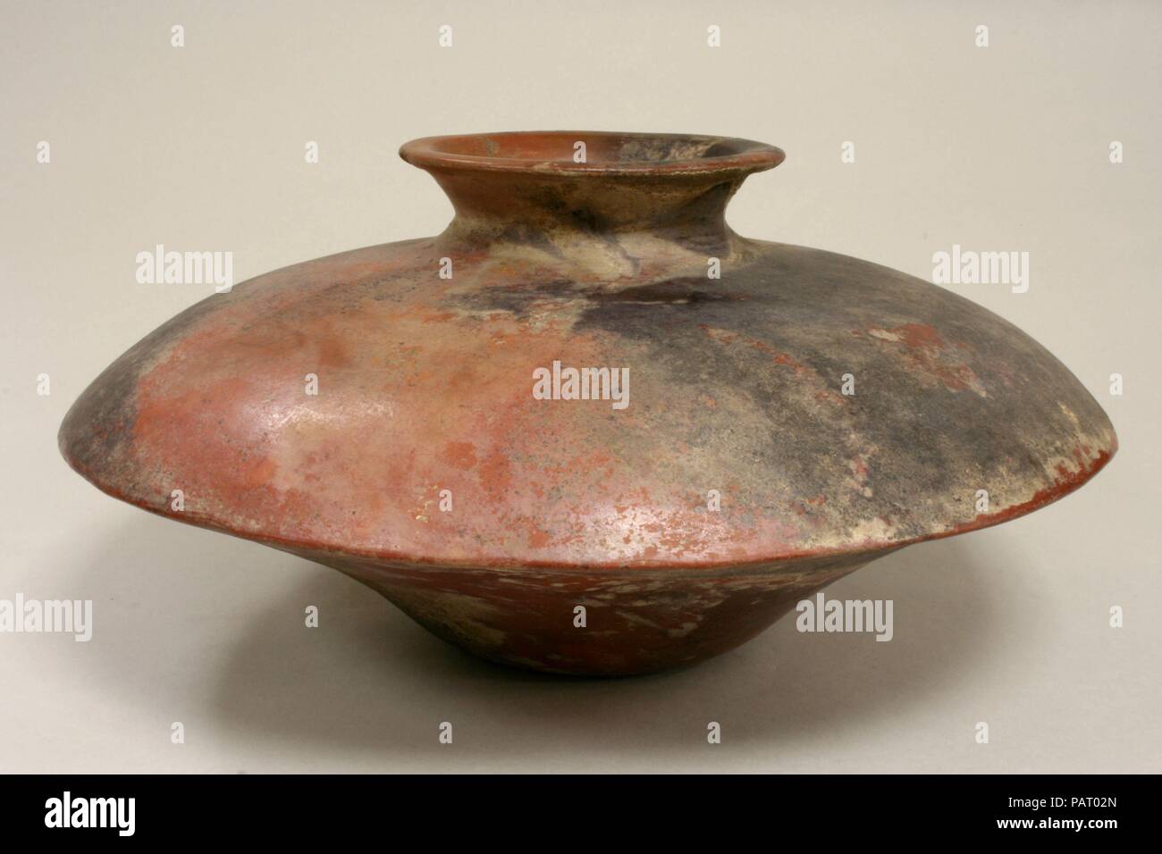 Jar. Culture: Colima. Dimensions: Height: 7 1/4in. (18.4cm)  Diameter: 13 7/8in. (35.3cm). Date: 2nd century B.C.-A.D. 3rd century. Museum: Metropolitan Museum of Art, New York, USA. Stock Photo