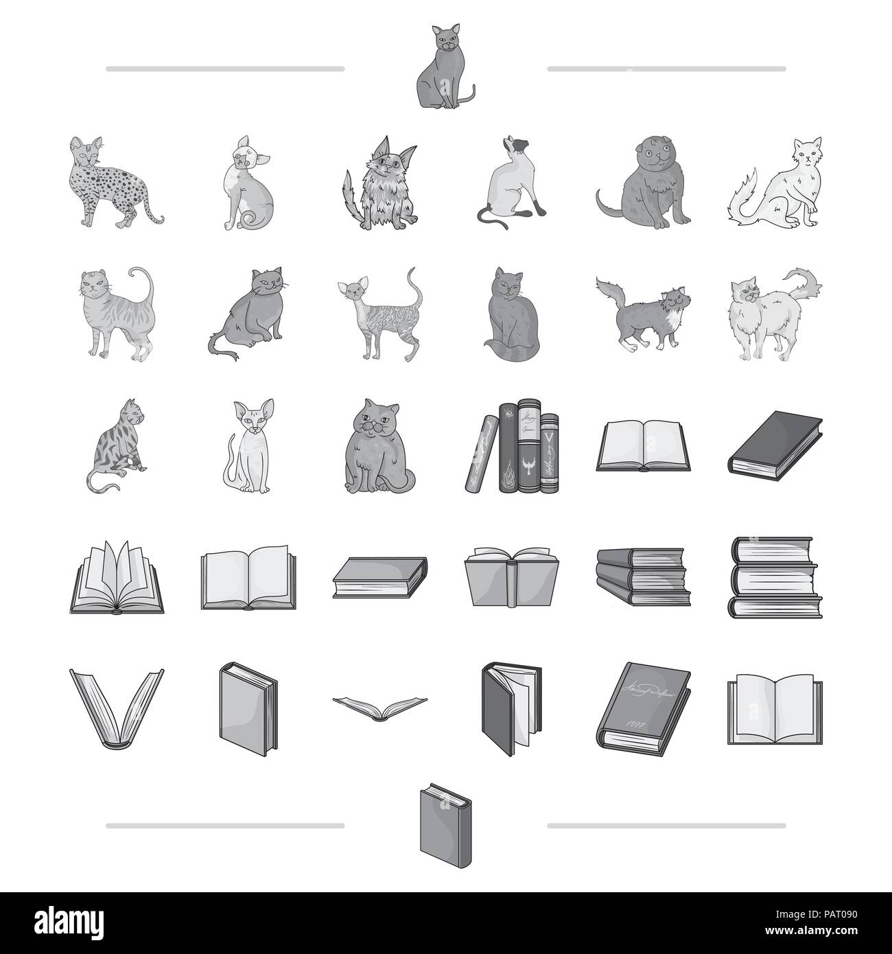 Collection records of animals Stock Vector Images - Alamy