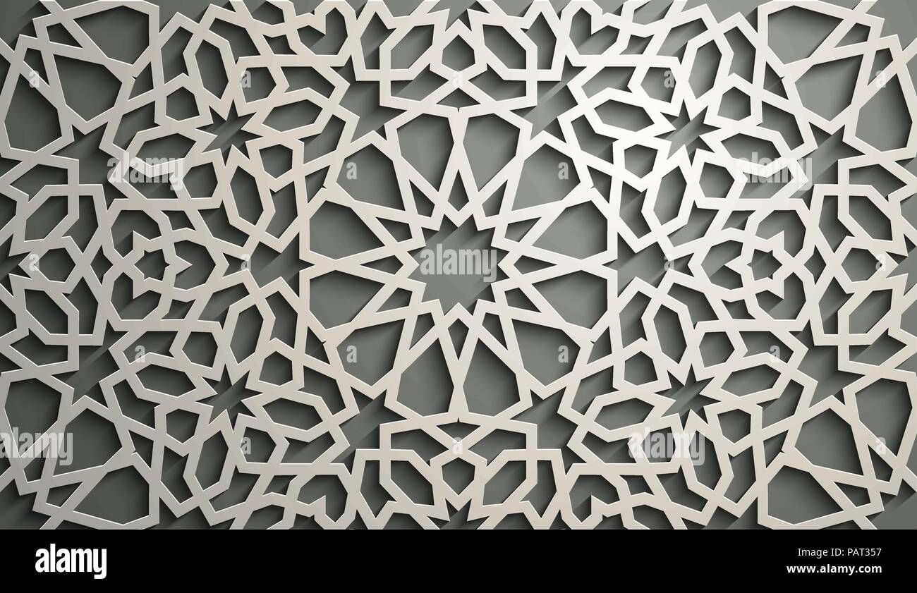 Round Islamic Vector Islamic ornament vector , persian motiff . 3d ramadan islamic round ...