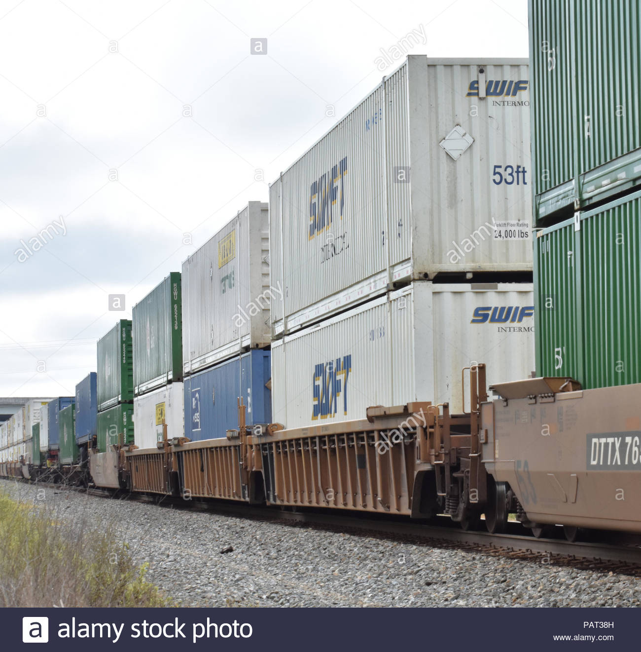 Intermodal Freight Container Stock Photos & Intermodal Freight ...