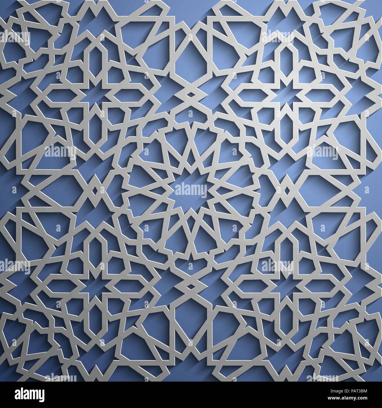 Islamic ornament vector , persian motiff . 3d ramadan islamic round ...