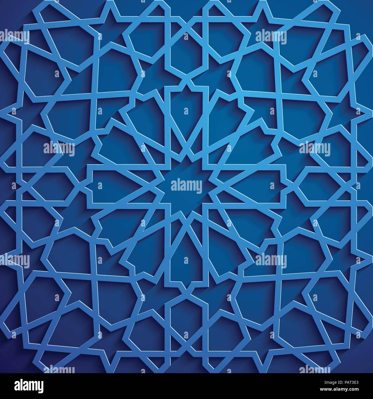 Islamic ornament vector , persian motiff . 3d ramadan islamic round ...