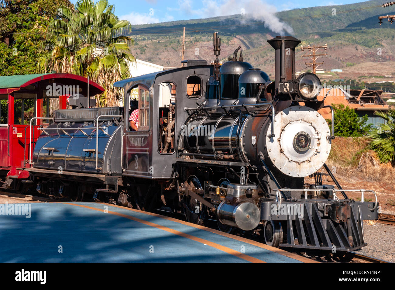Lahaina sugar cane train maui hi-res stock photography and images - Alamy
