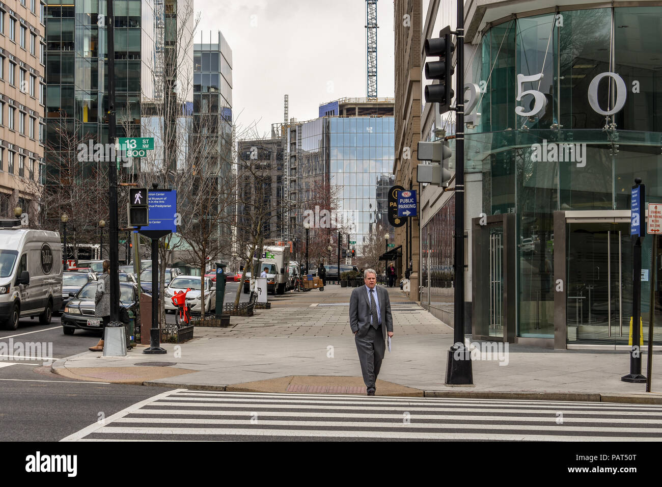 Washington d c street view hi-res stock photography and images - Alamy